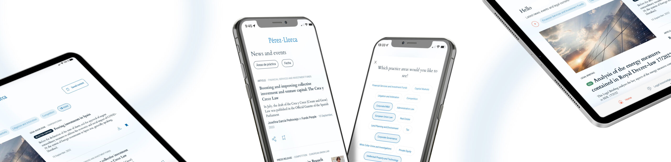 Pérez-Llorca launches a mobile app to bring together all of the firm’s legal content 2