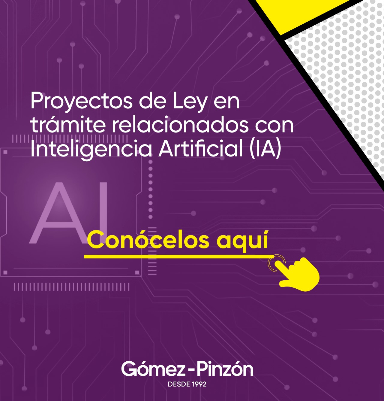 Proyectos de ley en trámite relacionados con Inteligencia Artificial (IA) 1