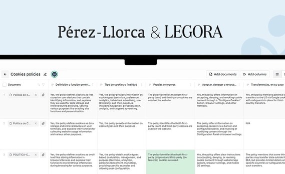 Pérez-Llorca y Legora (anteriormente Leya) firman un acuerdo estratégico para impulsar la integración de la Inteligencia Artificial en el sector legal