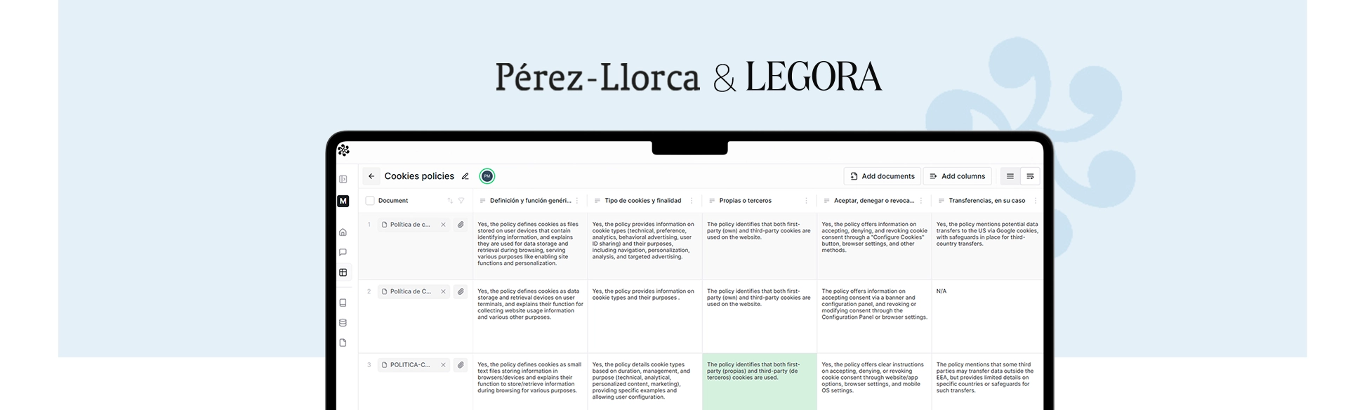 Pérez-Llorca and Legora (formerly Leya) sign a strategic agreement to boost the integration of artificial intelligence in the legal sector