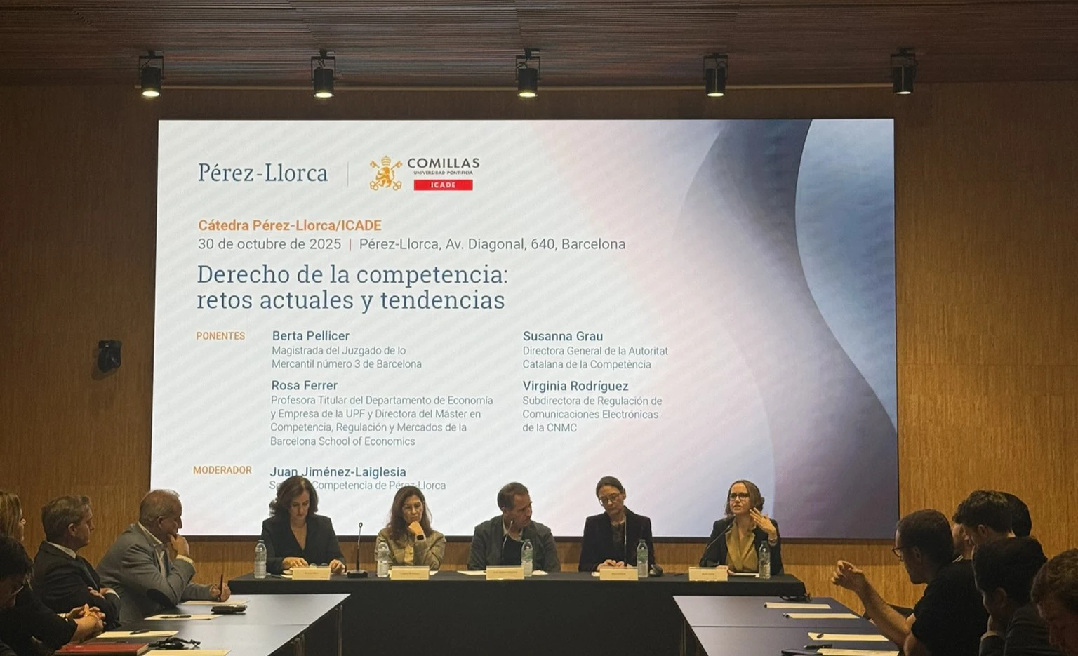 La Cátedra Pérez-Llorca/ICADE analiza los retos actuales y tendencias del Derecho de la Competencia