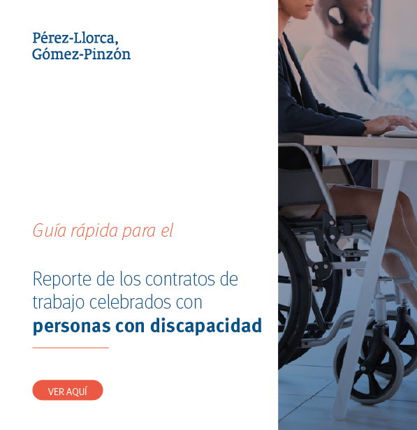 Reporte de los contratos de trabajo celebrados con personas con discapacidad